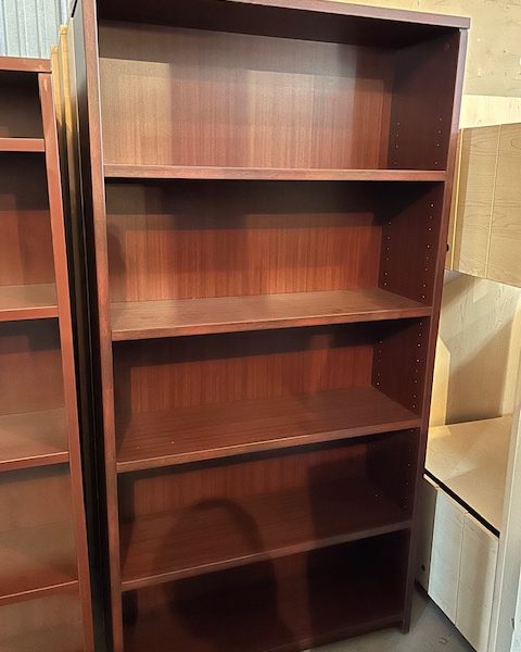 Bibliothèque usagée acajou Lacasse